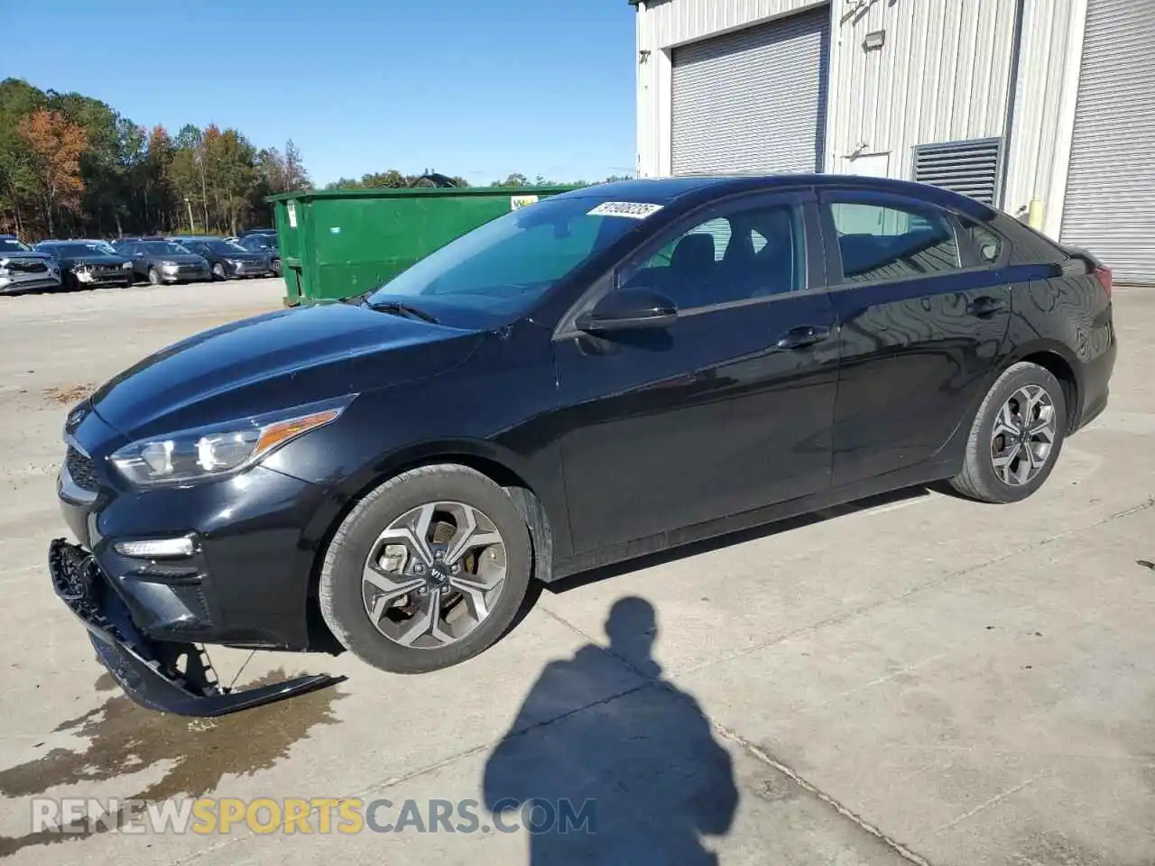 1 Photograph of a damaged car 3KPF24AD3ME333139 KIA FORTE 2021