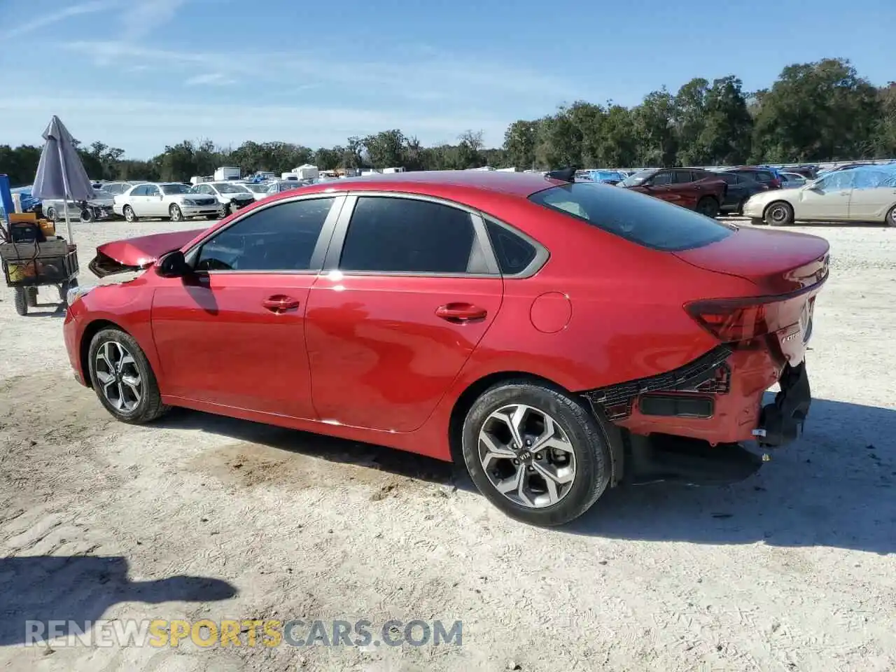 2 Photograph of a damaged car 3KPF24AD3ME337546 KIA FORTE 2021