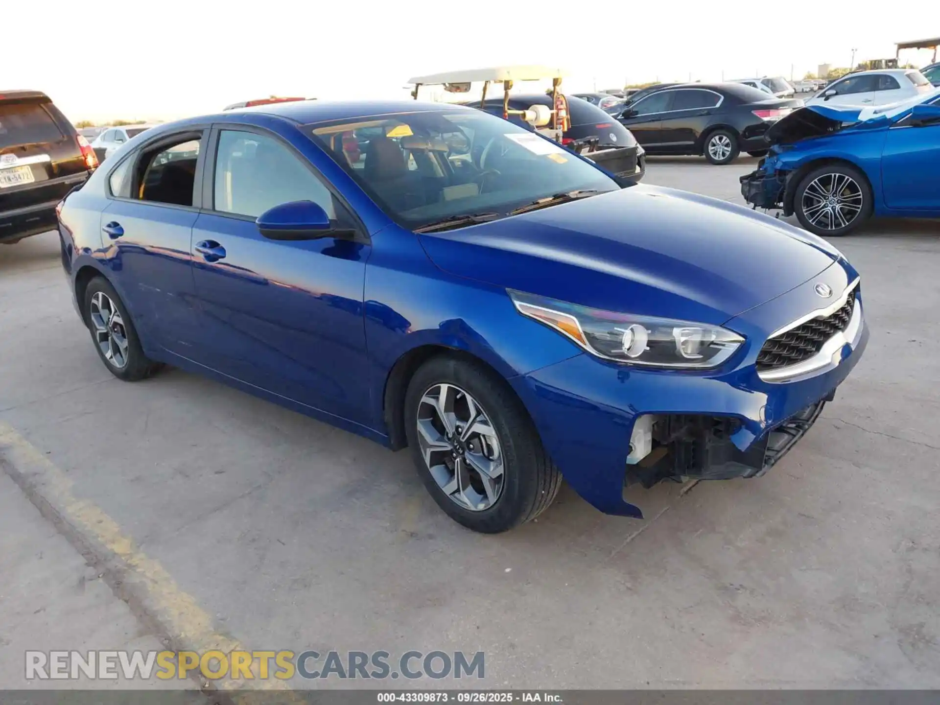 1 Photograph of a damaged car 3KPF24AD3ME338423 KIA FORTE 2021