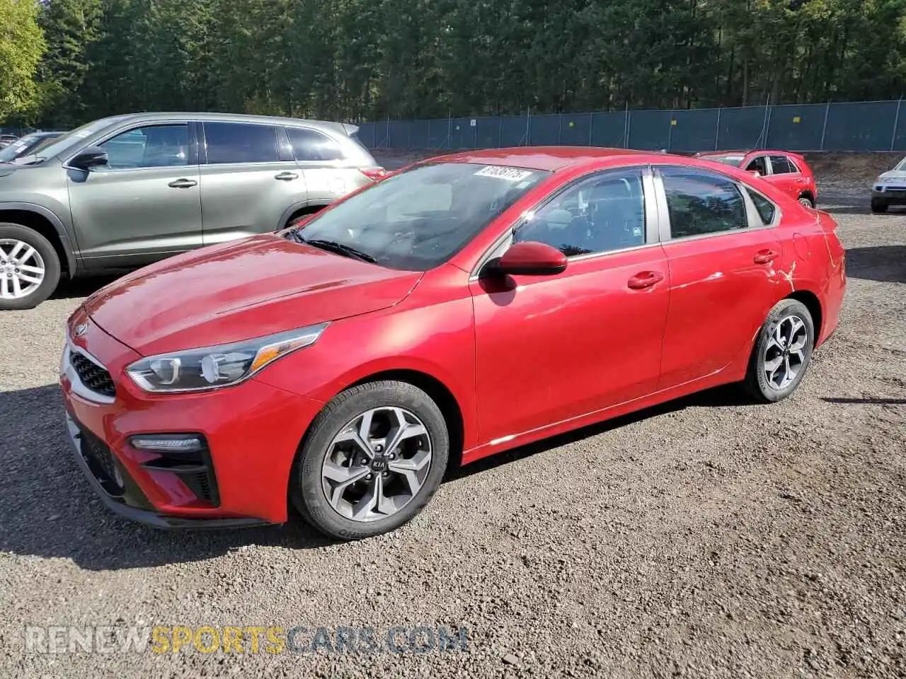 1 Photograph of a damaged car 3KPF24AD3ME342231 KIA FORTE 2021