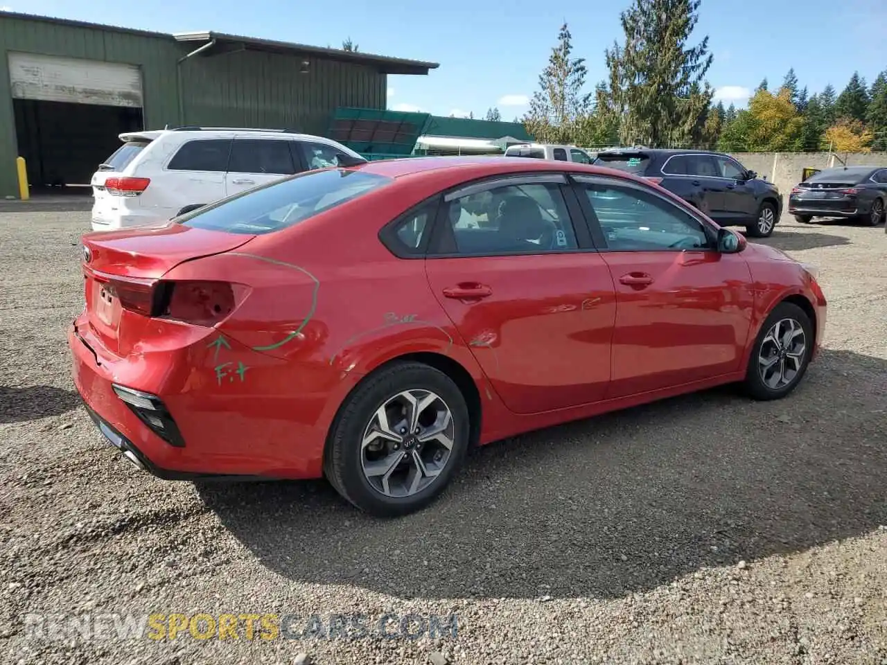 3 Photograph of a damaged car 3KPF24AD3ME342231 KIA FORTE 2021