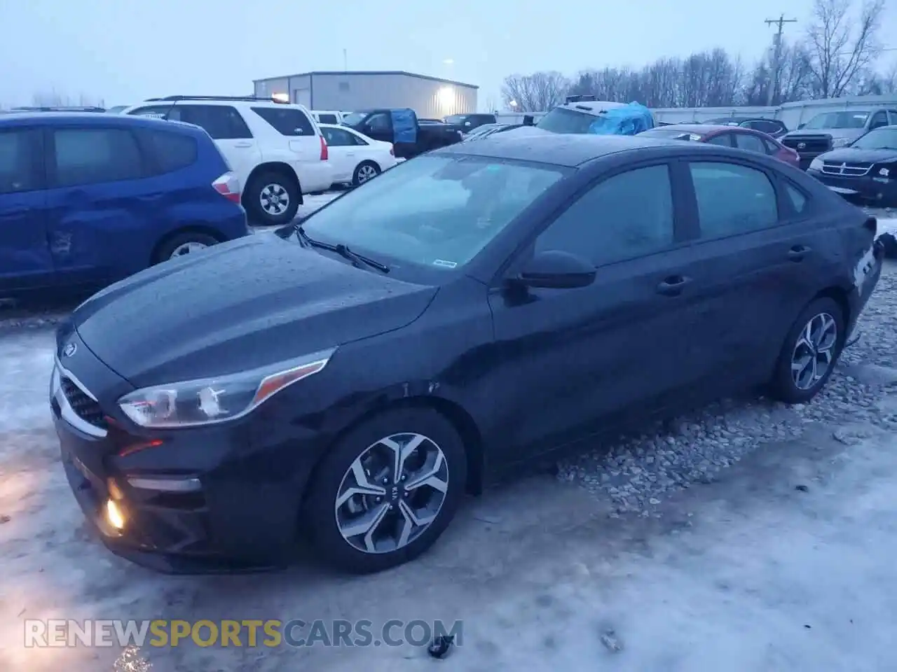 1 Photograph of a damaged car 3KPF24AD3ME347106 KIA FORTE 2021