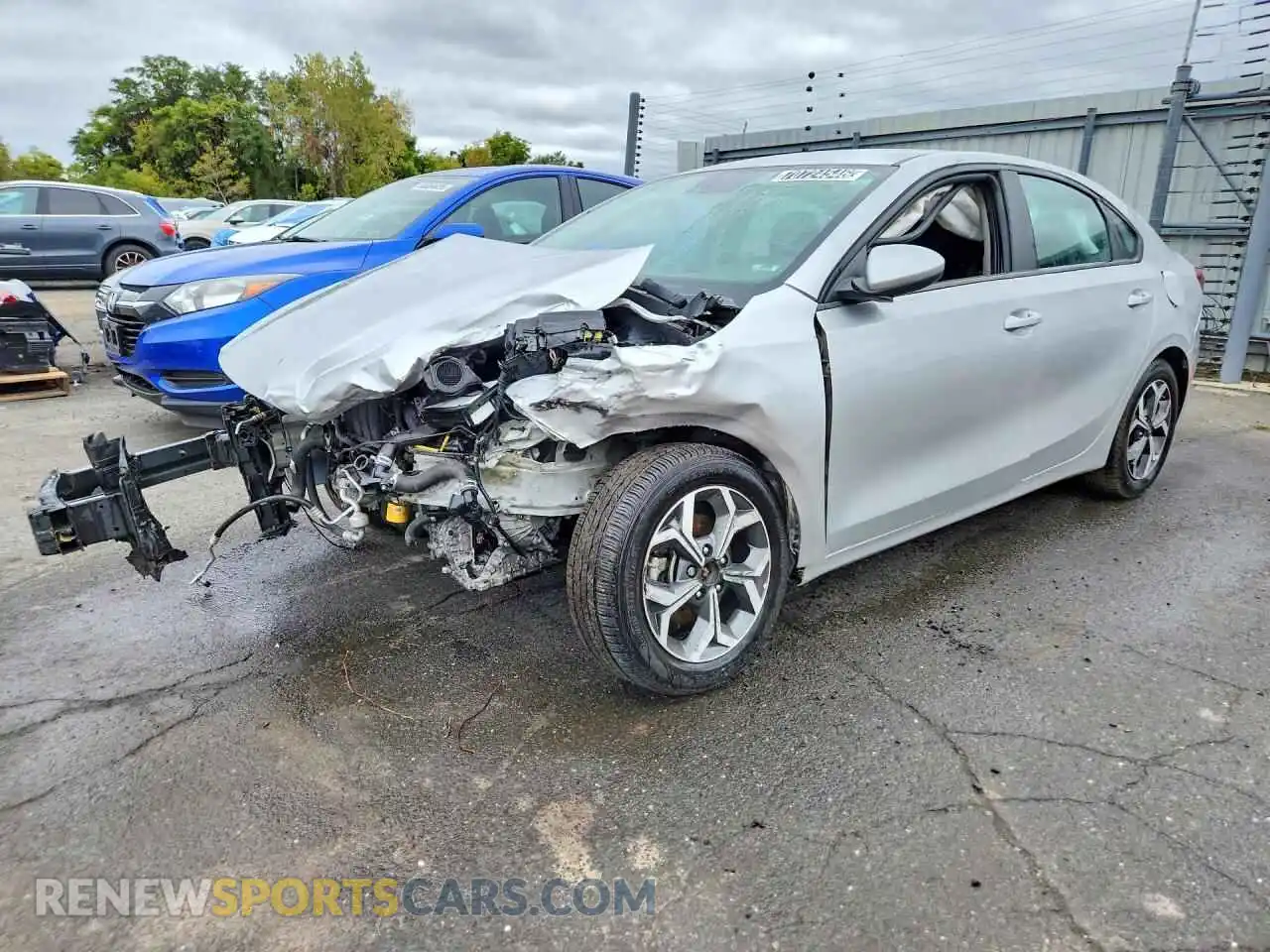 1 Photograph of a damaged car 3KPF24AD3ME356288 KIA FORTE 2021