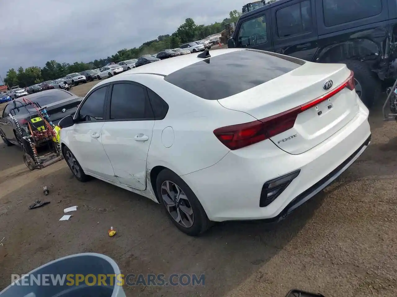 2 Photograph of a damaged car 3KPF24AD3ME358025 KIA FORTE 2021