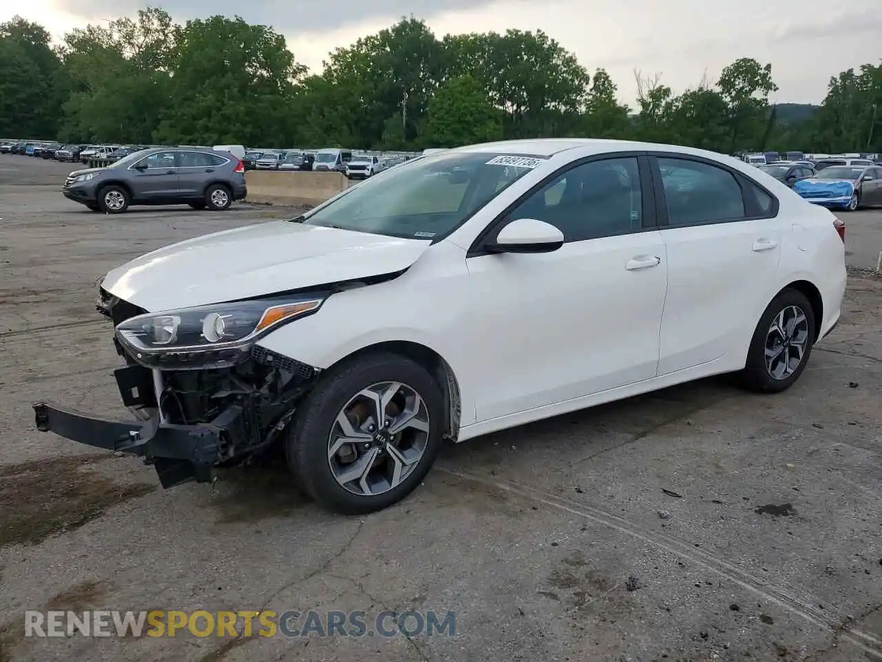 1 Photograph of a damaged car 3KPF24AD3ME368991 KIA FORTE 2021