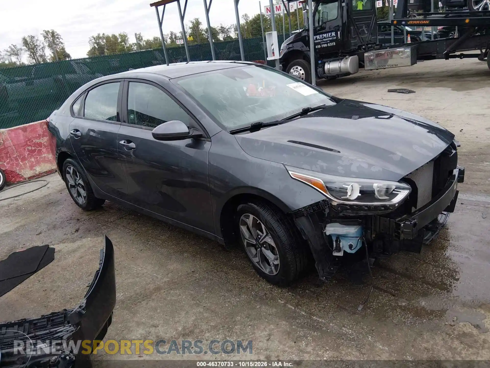 1 Photograph of a damaged car 3KPF24AD3ME369848 KIA FORTE 2021