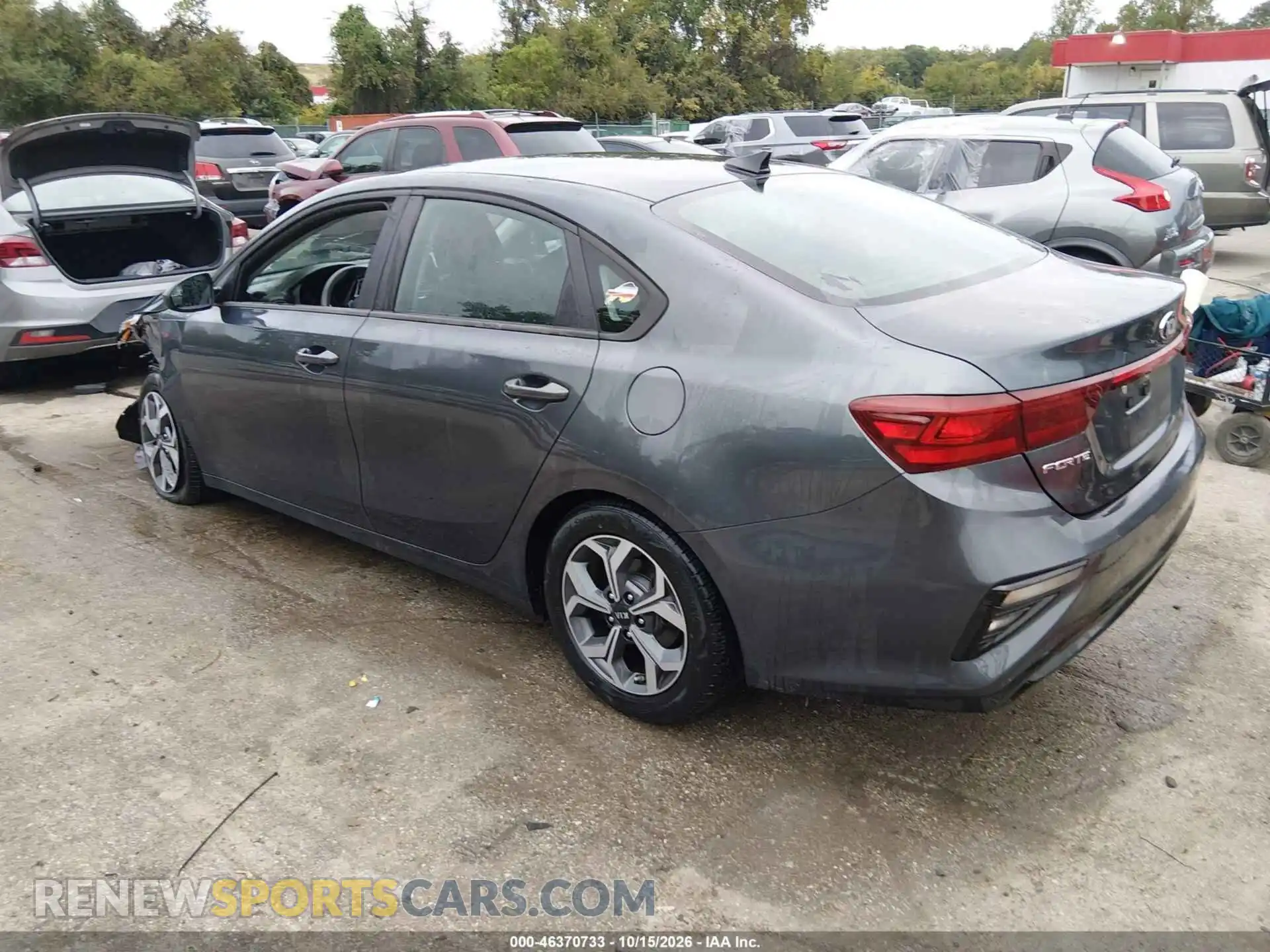 3 Photograph of a damaged car 3KPF24AD3ME369848 KIA FORTE 2021