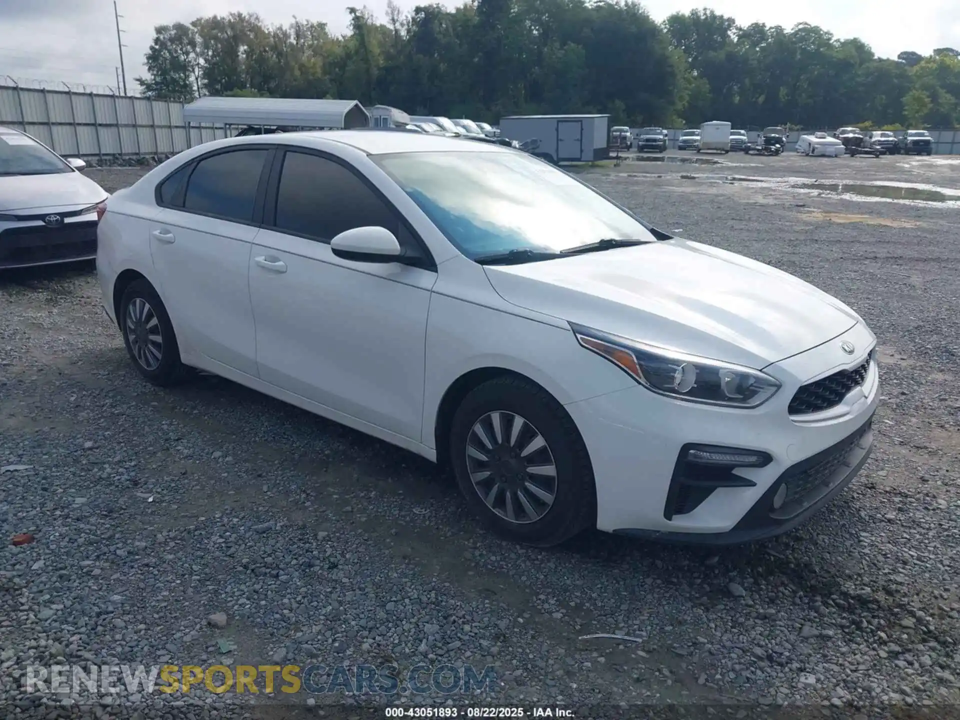 1 Photograph of a damaged car 3KPF24AD3ME375570 KIA FORTE 2021