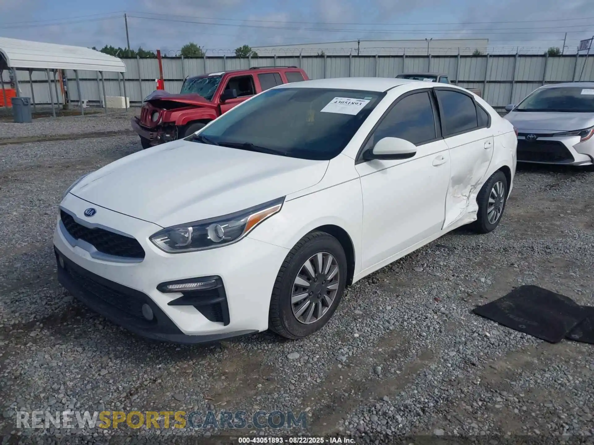2 Photograph of a damaged car 3KPF24AD3ME375570 KIA FORTE 2021