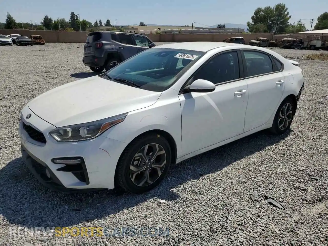 1 Photograph of a damaged car 3KPF24AD3ME375715 KIA FORTE 2021