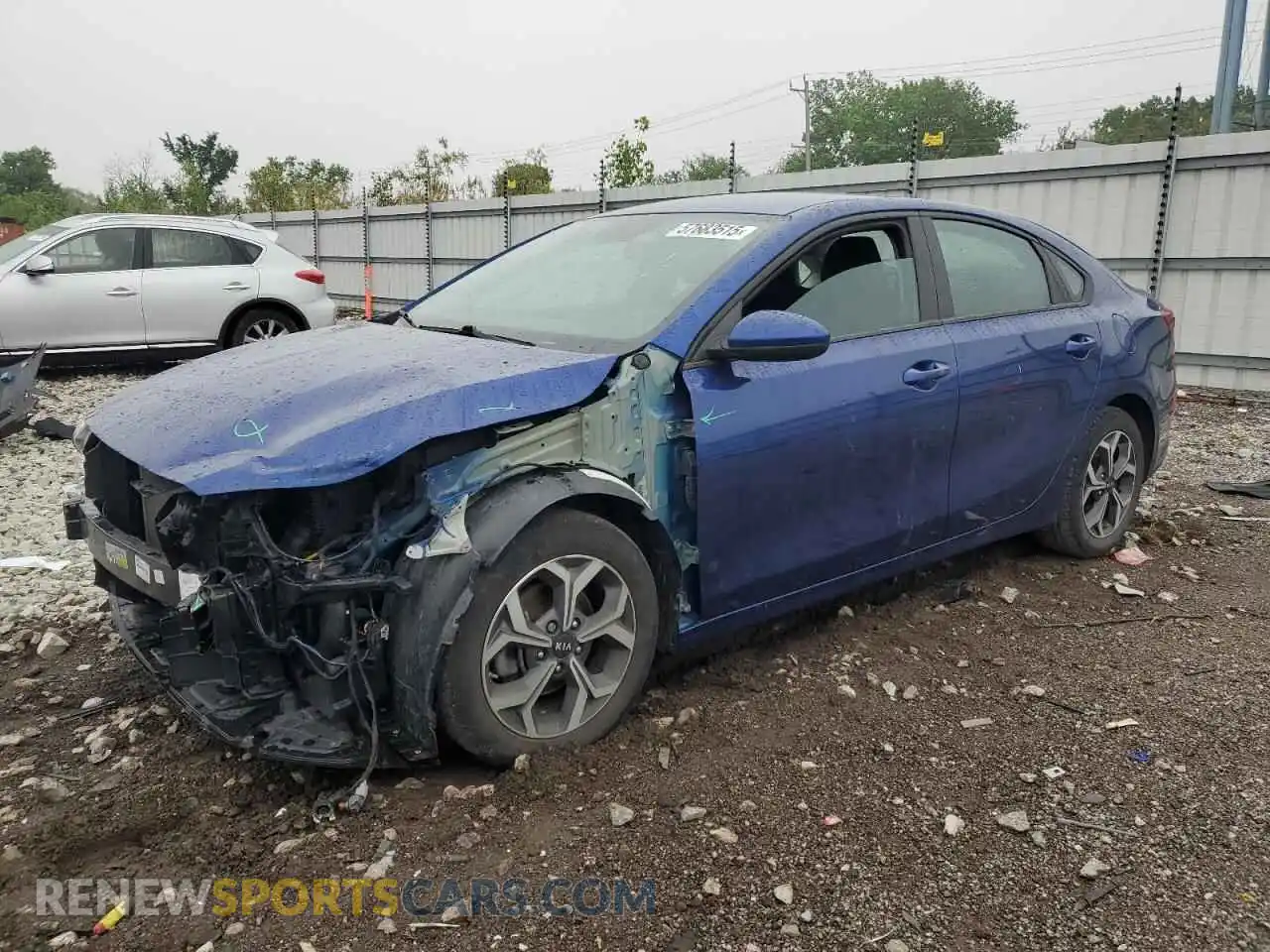 1 Photograph of a damaged car 3KPF24AD4ME264719 KIA FORTE 2021