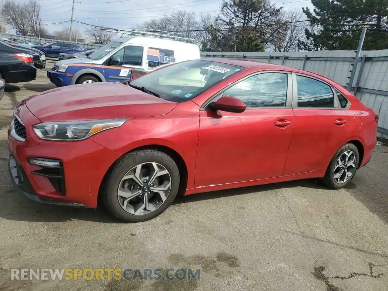 1 Photograph of a damaged car 3KPF24AD4ME268916 KIA FORTE 2021