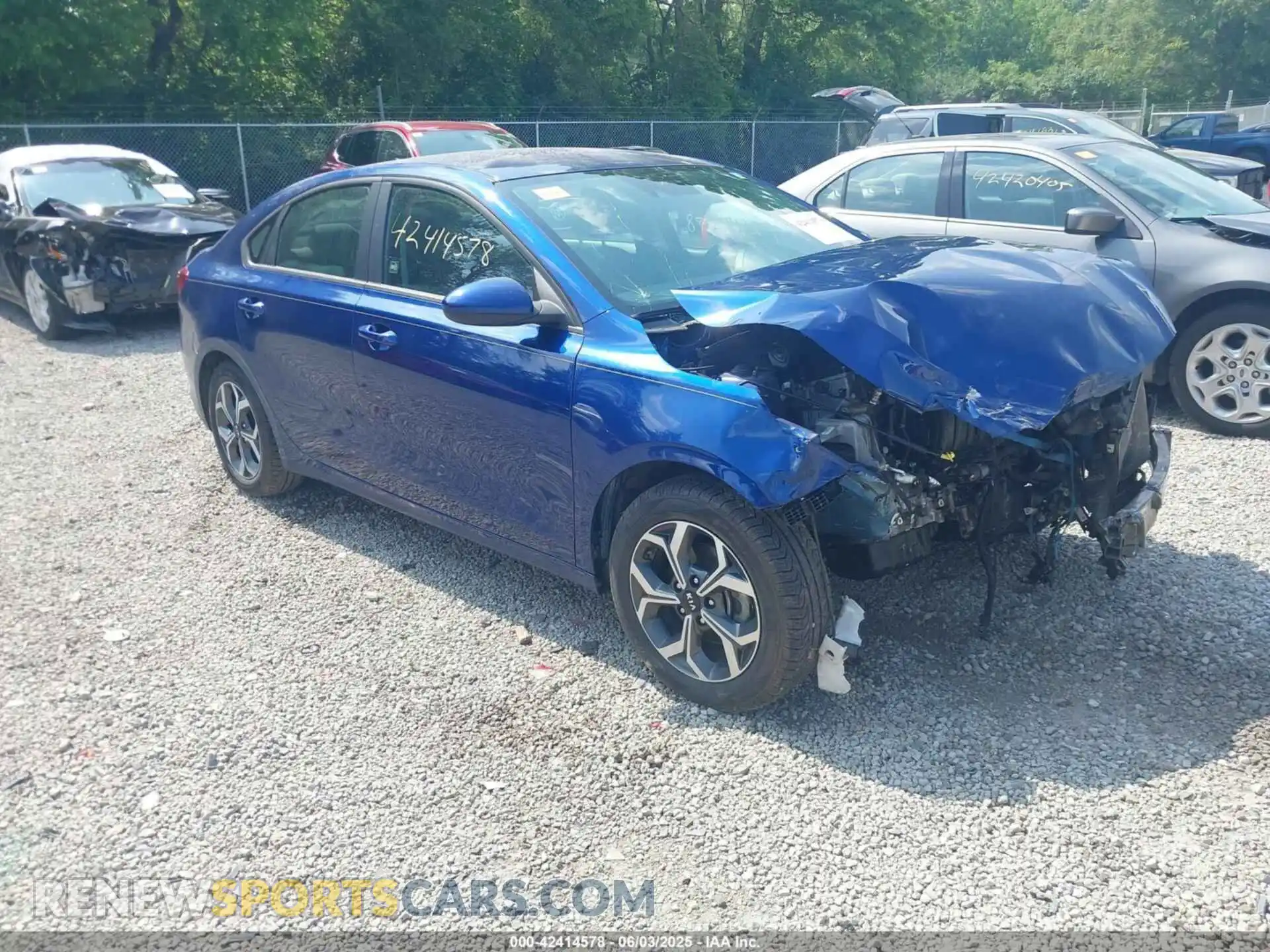 1 Photograph of a damaged car 3KPF24AD4ME283299 KIA FORTE 2021