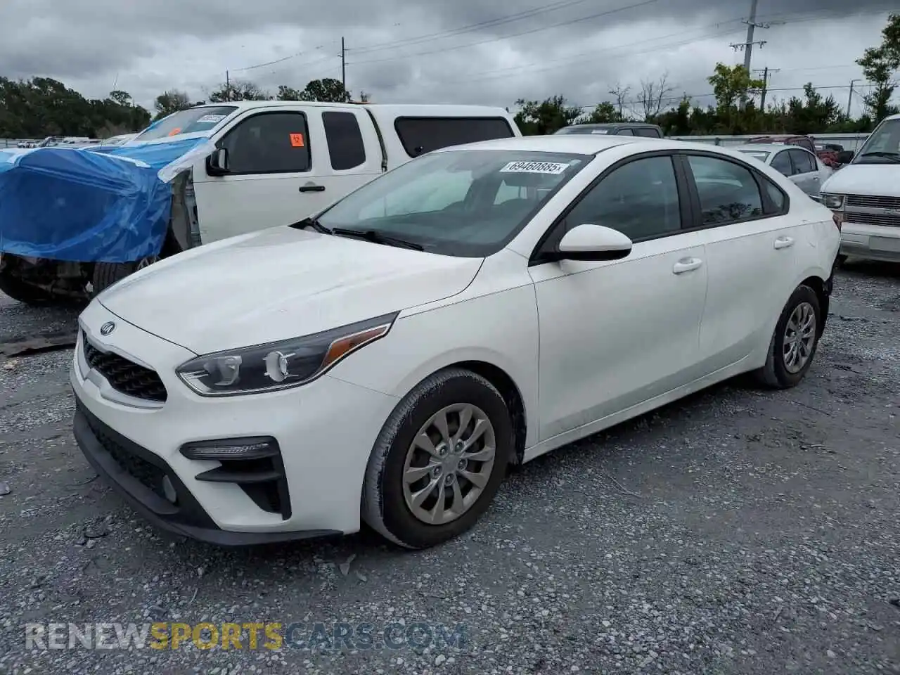 1 Photograph of a damaged car 3KPF24AD4ME303518 KIA FORTE 2021