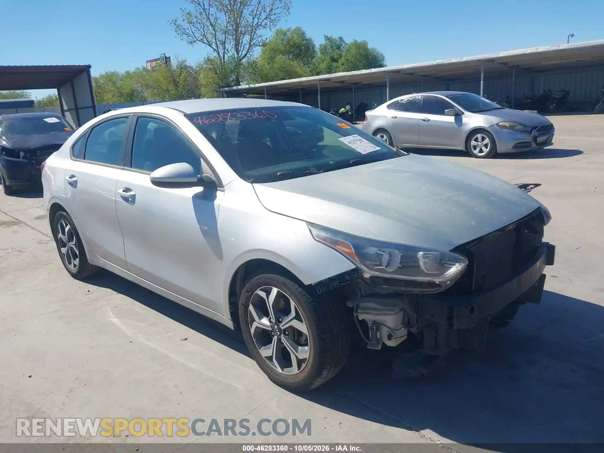1 Photograph of a damaged car 3KPF24AD4ME317113 KIA FORTE 2021