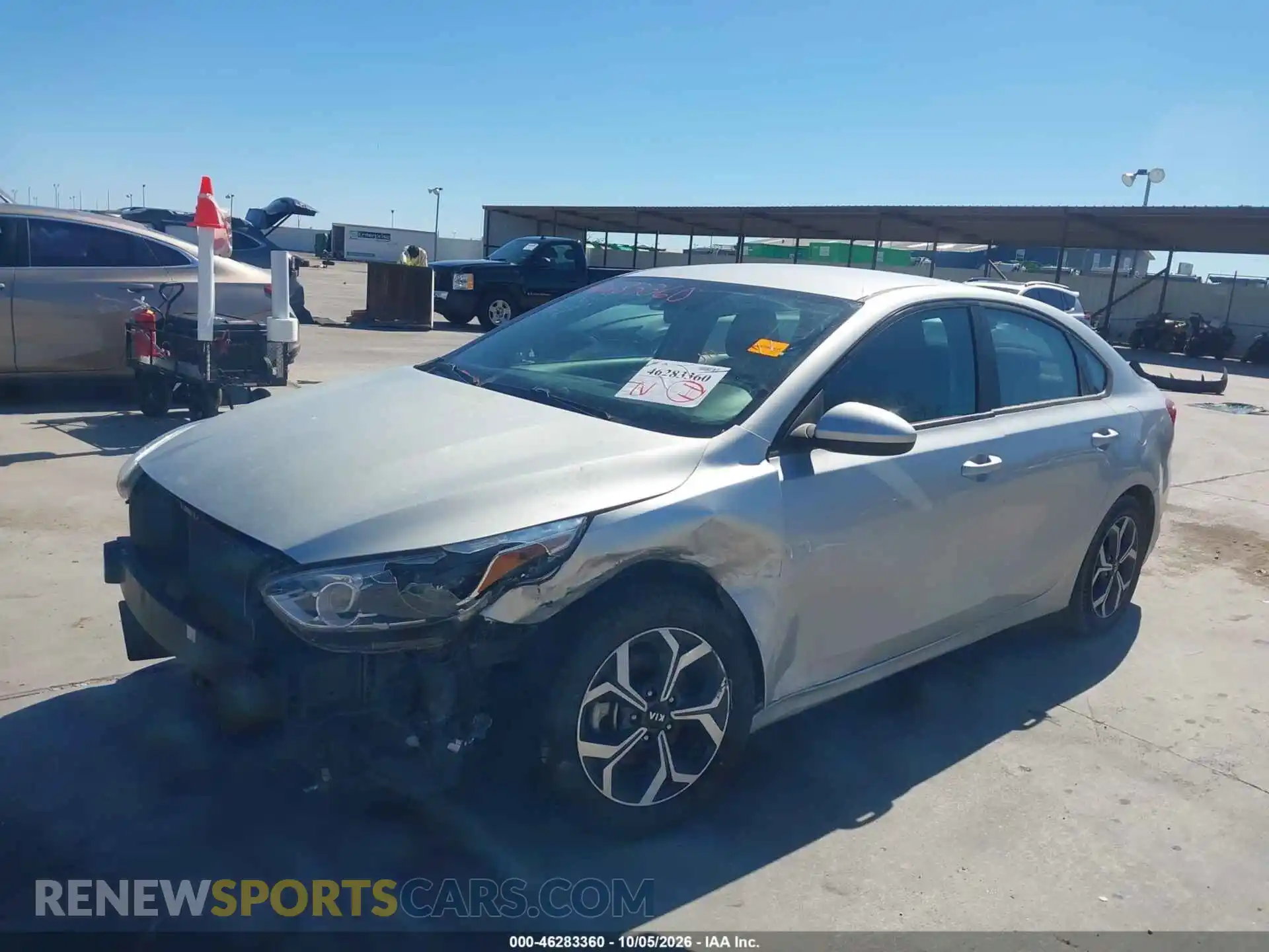 2 Photograph of a damaged car 3KPF24AD4ME317113 KIA FORTE 2021