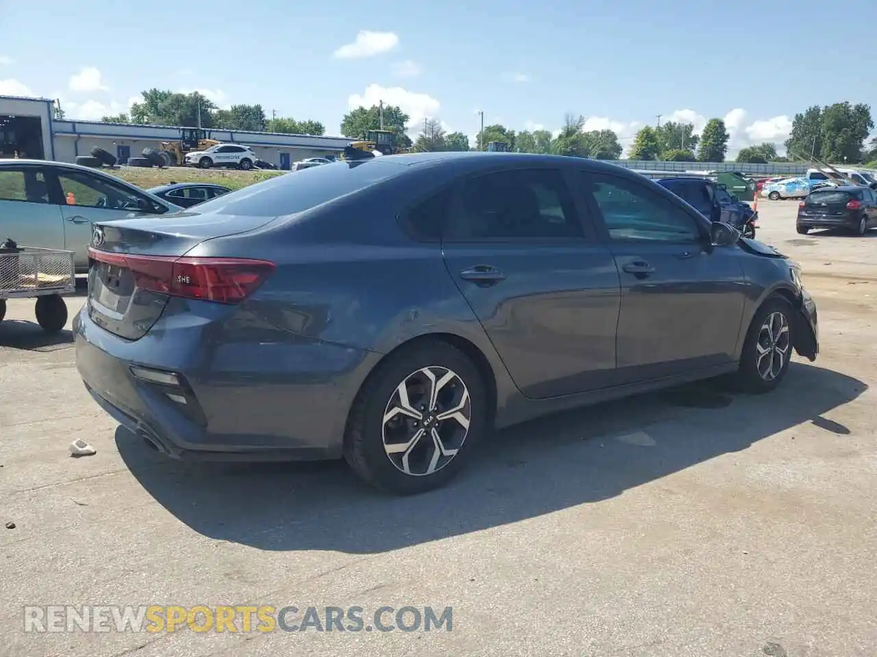 3 Photograph of a damaged car 3KPF24AD4ME325146 KIA FORTE 2021
