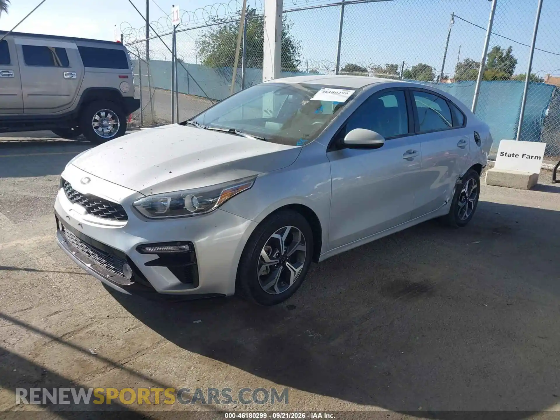 2 Photograph of a damaged car 3KPF24AD4ME325227 KIA FORTE 2021