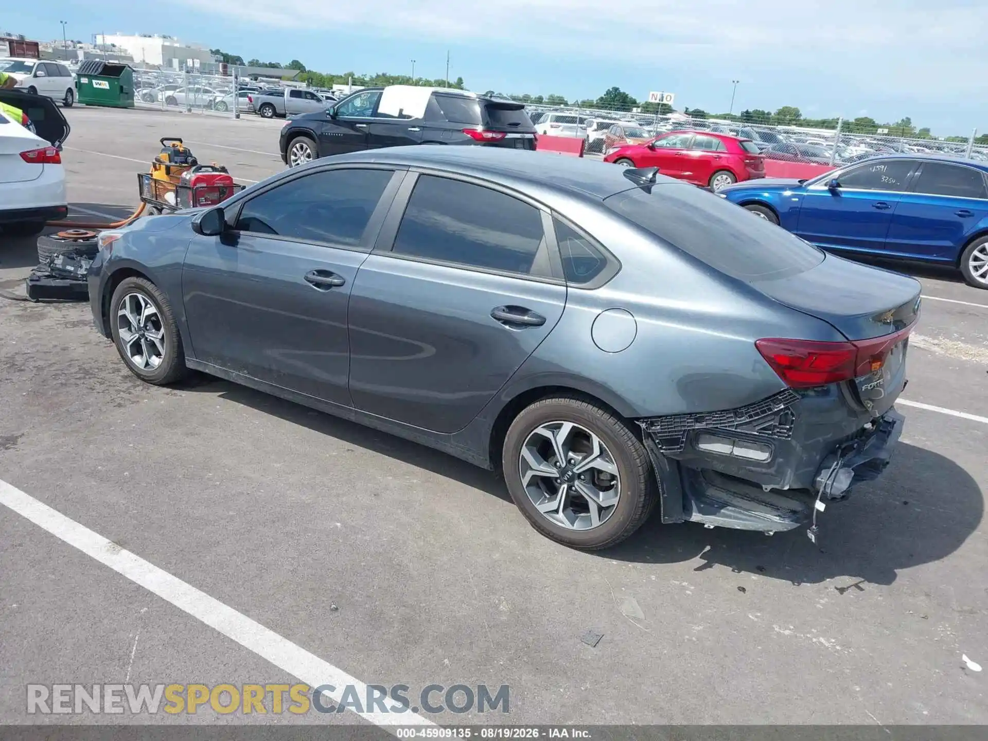 3 fotografías del automóvil dañado 3KPF24AD4ME331271 KIA FORTE 2021