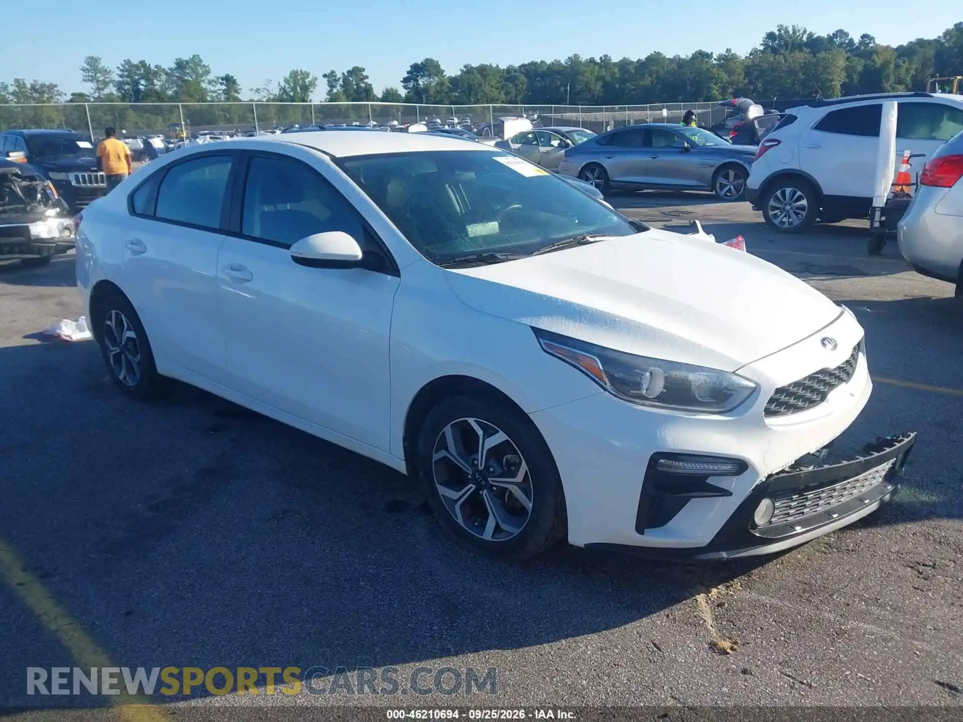 1 Photograph of a damaged car 3KPF24AD4ME337426 KIA FORTE 2021