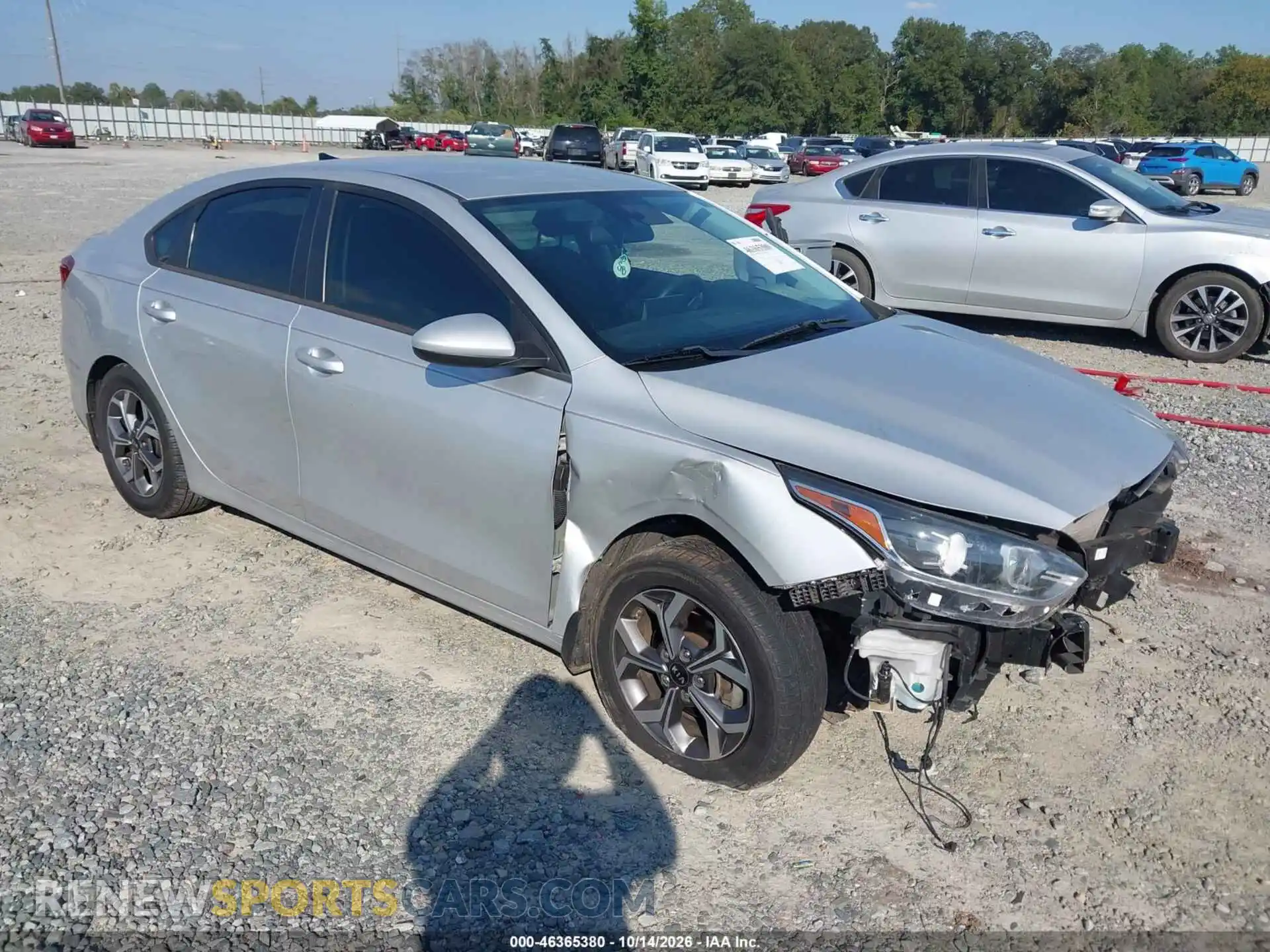 1 Photograph of a damaged car 3KPF24AD4ME338835 KIA FORTE 2021