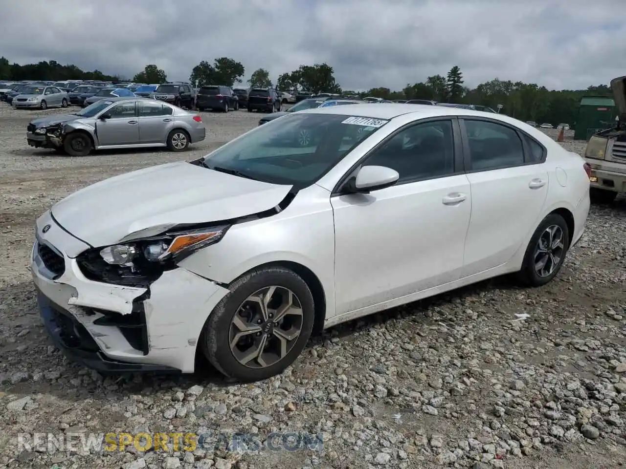 1 Photograph of a damaged car 3KPF24AD4ME341721 KIA FORTE 2021