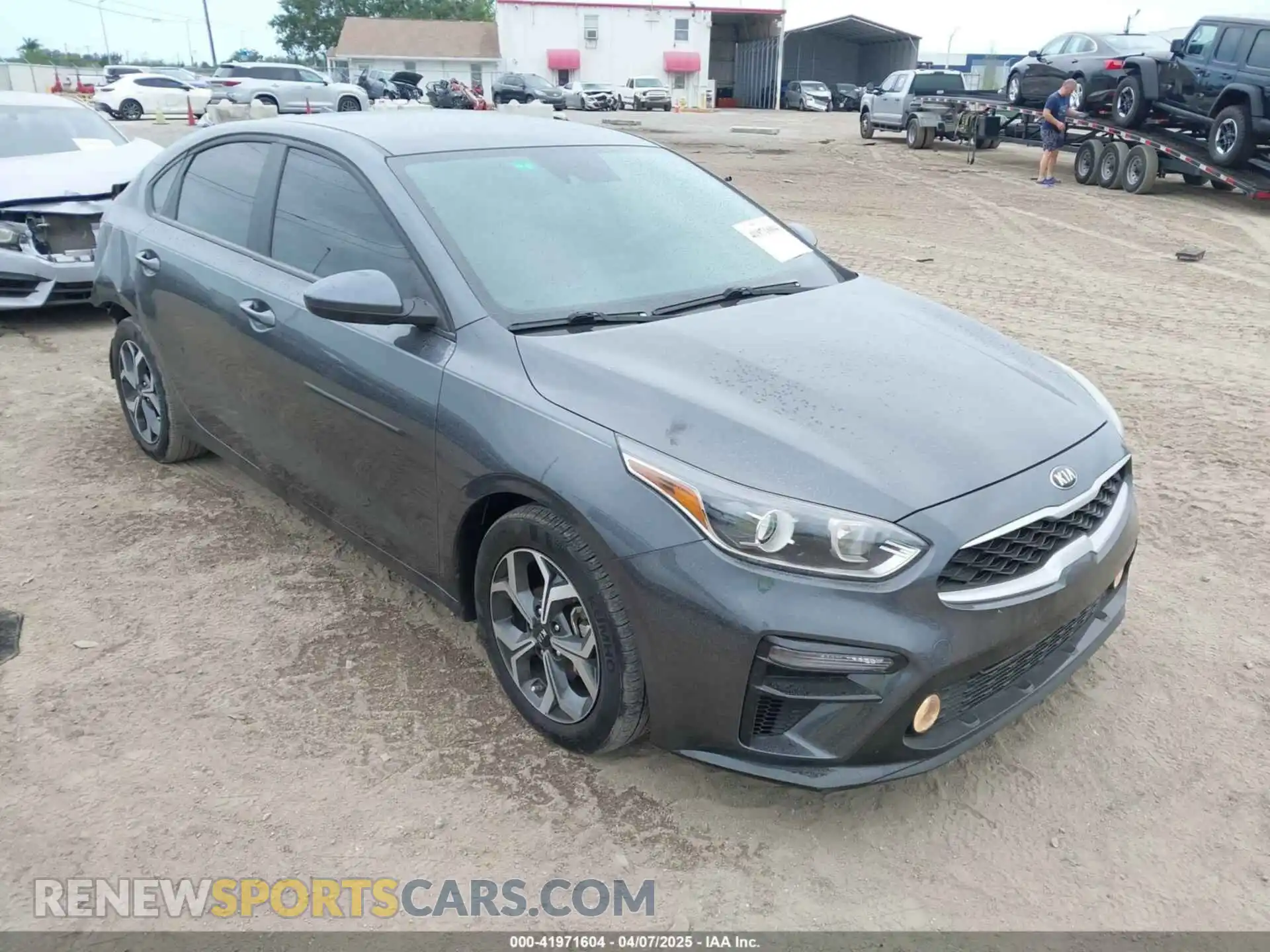 1 Photograph of a damaged car 3KPF24AD4ME342447 KIA FORTE 2021