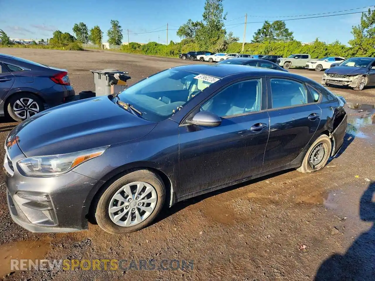 1 Photograph of a damaged car 3KPF24AD4ME366330 KIA FORTE 2021