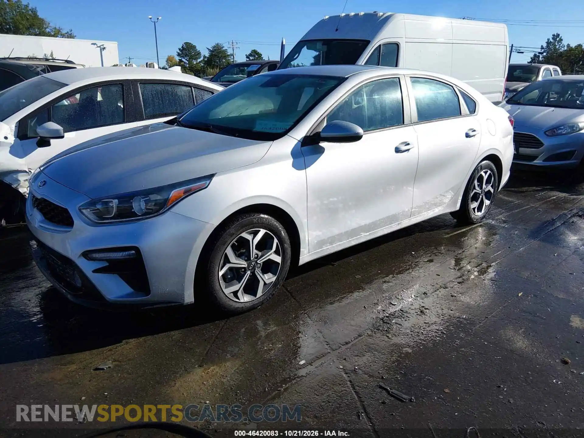 2 fotografías del automóvil dañado 3KPF24AD4ME377232 KIA FORTE 2021