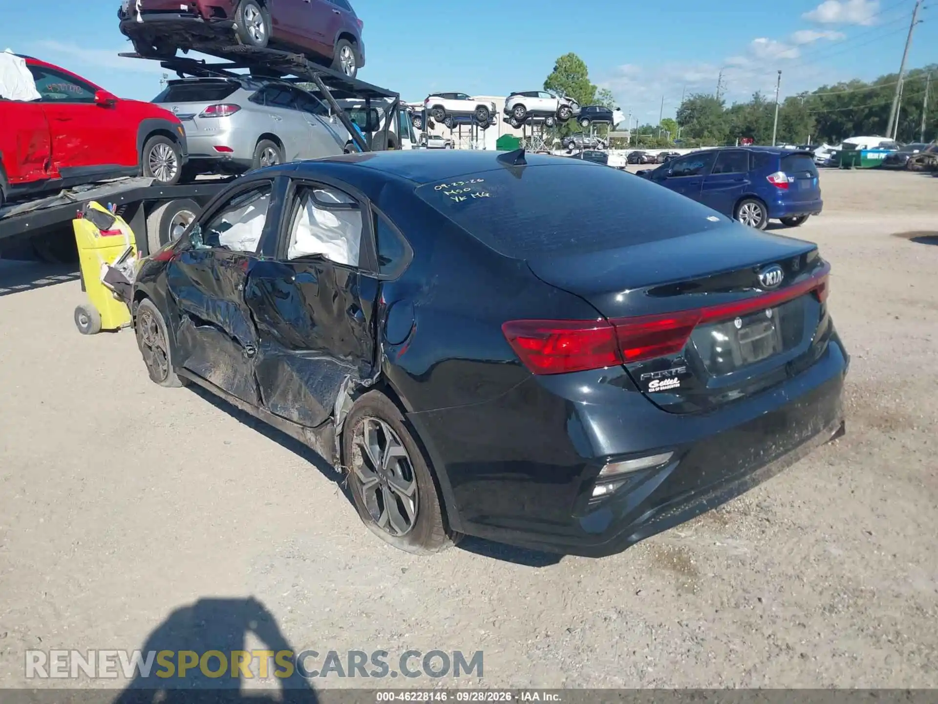 3 Photograph of a damaged car 3KPF24AD4ME390322 KIA FORTE 2021