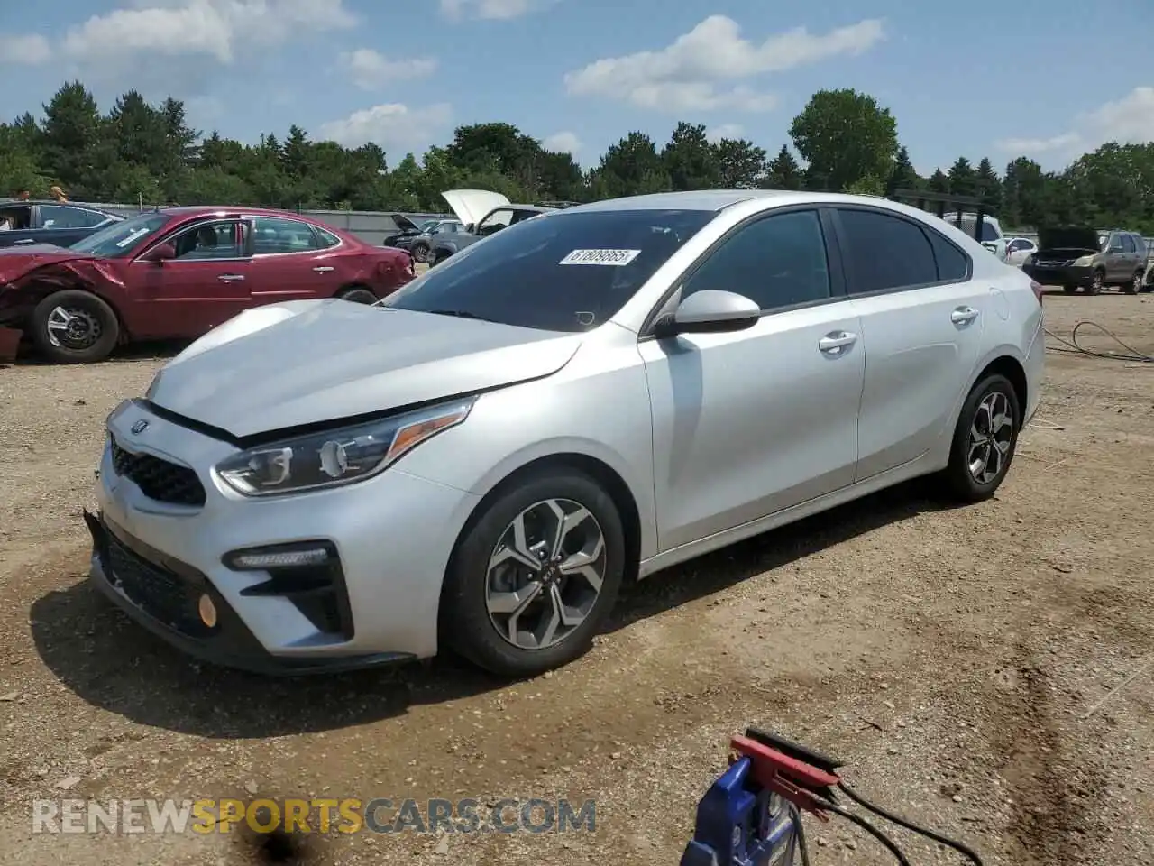 1 Photograph of a damaged car 3KPF24AD4ME414229 KIA FORTE 2021
