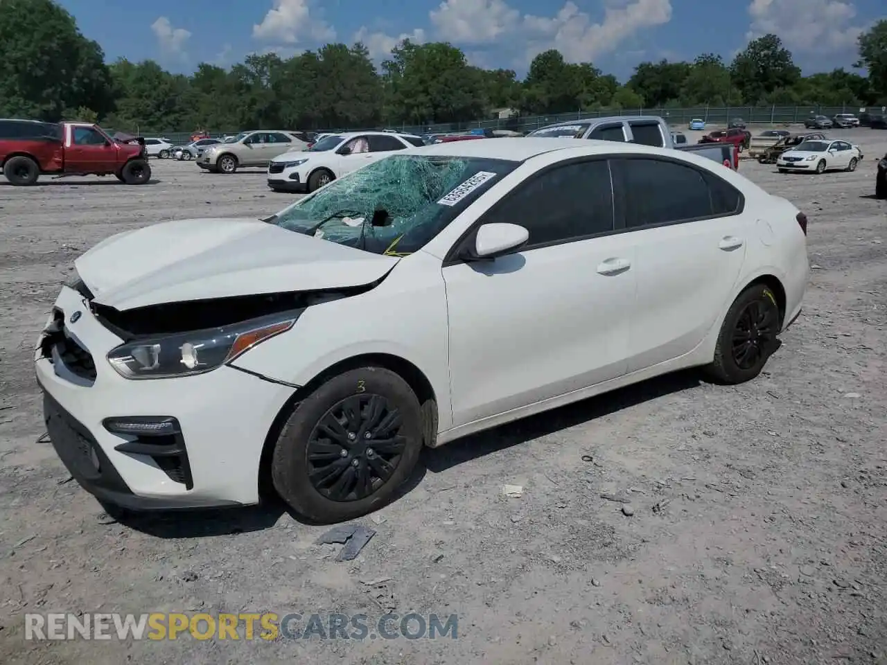 1 Photograph of a damaged car 3KPF24AD5ME275101 KIA FORTE 2021