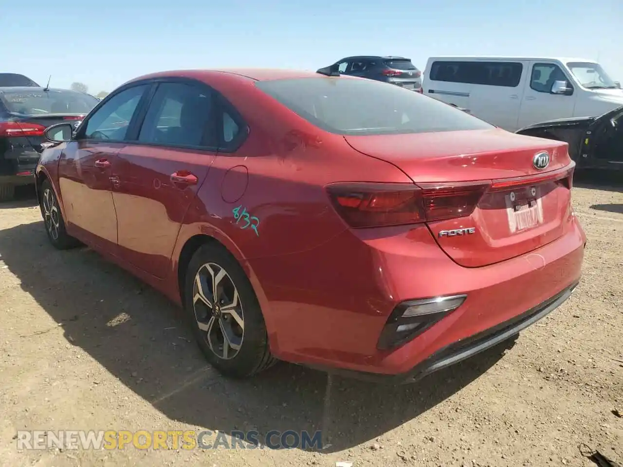 2 Photograph of a damaged car 3KPF24AD5ME276801 KIA FORTE 2021