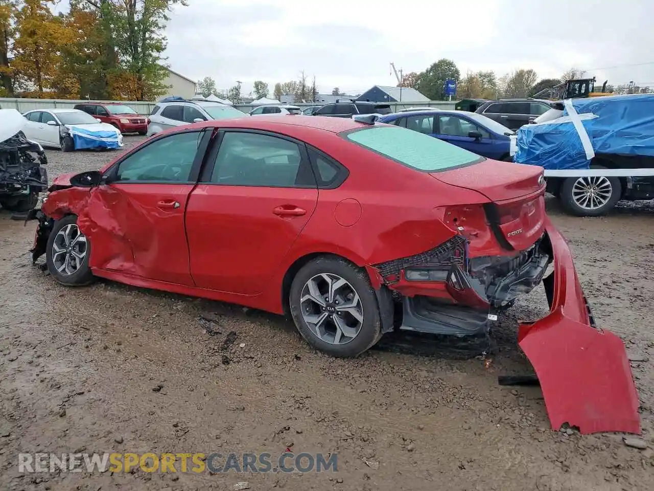 2 fotografías del automóvil dañado 3KPF24AD5ME287586 KIA FORTE 2021