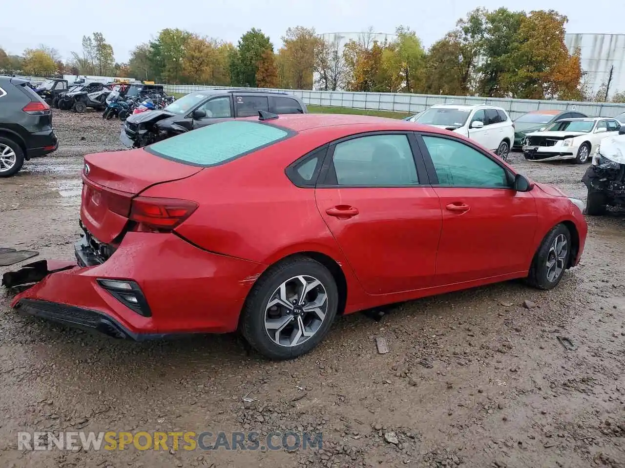 3 fotografías del automóvil dañado 3KPF24AD5ME287586 KIA FORTE 2021