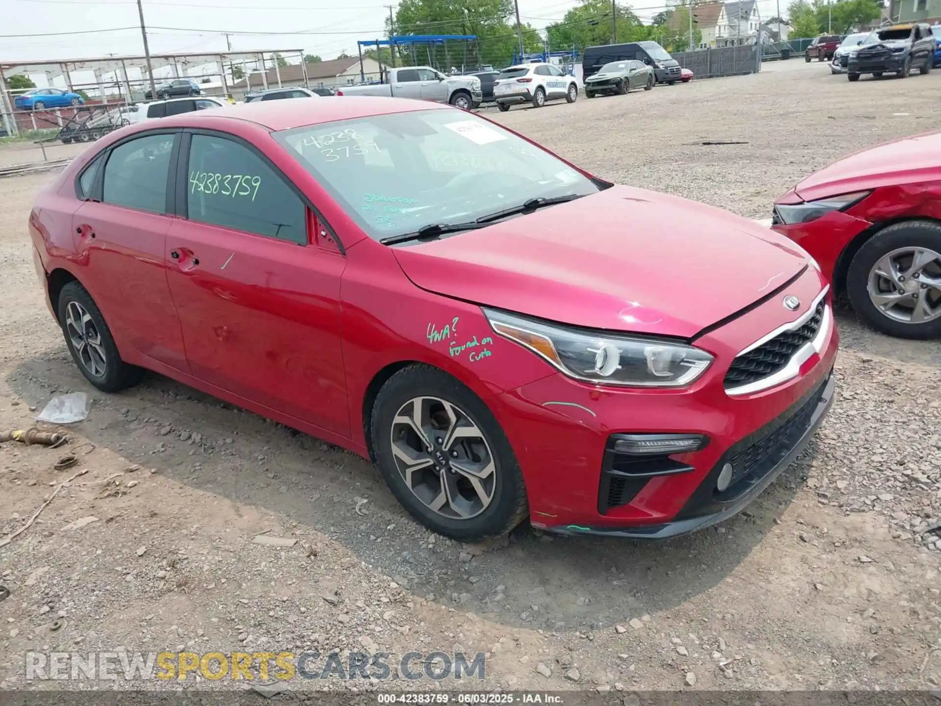 1 Photograph of a damaged car 3KPF24AD5ME303978 KIA FORTE 2021
