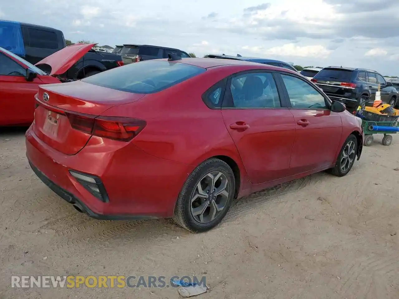 3 fotografías del automóvil dañado 3KPF24AD5ME319288 KIA FORTE 2021