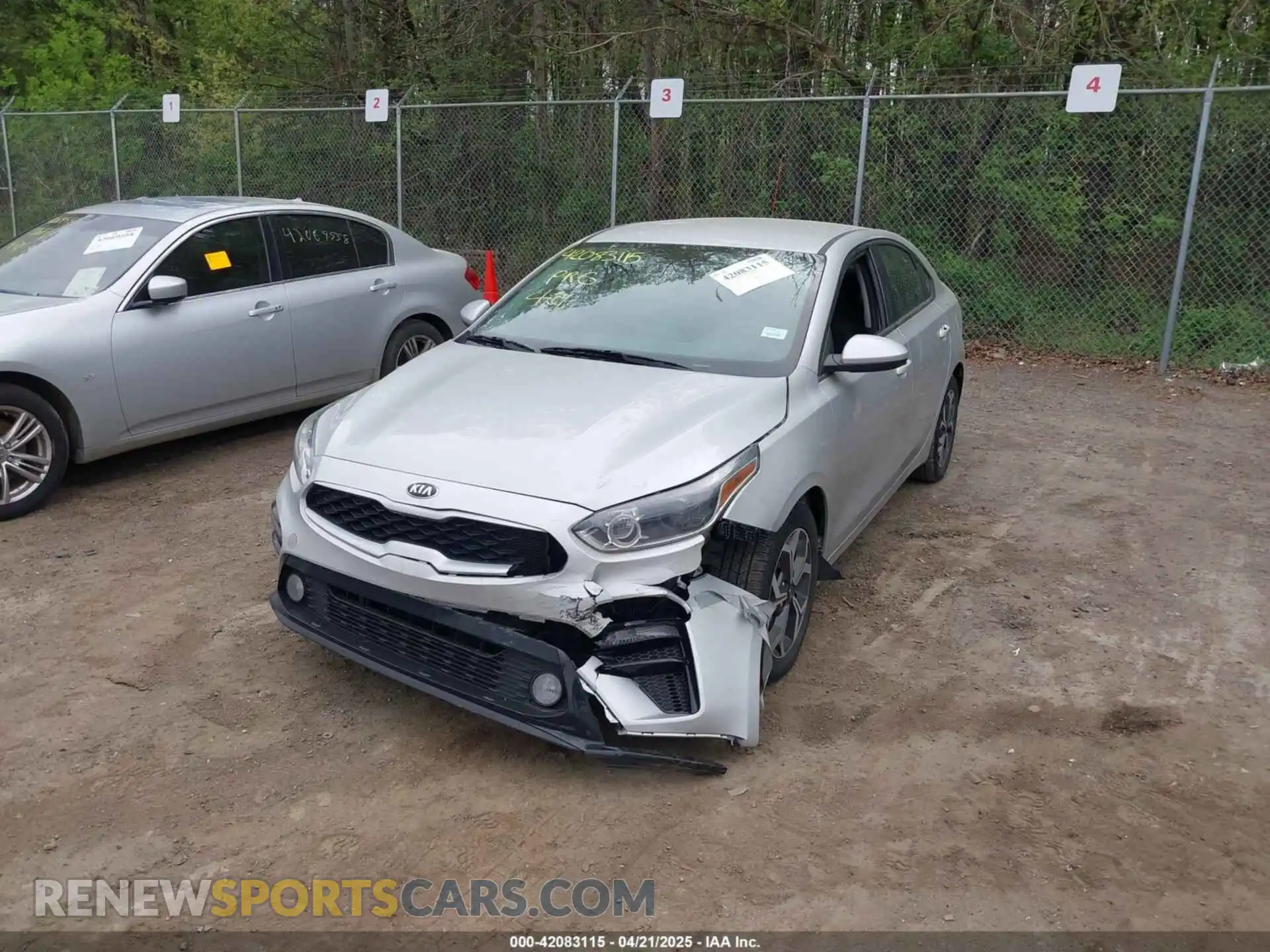 2 Photograph of a damaged car 3KPF24AD5ME326547 KIA FORTE 2021