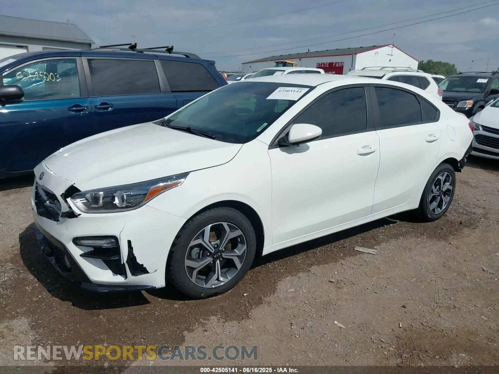 2 Photograph of a damaged car 3KPF24AD5ME331800 KIA FORTE 2021