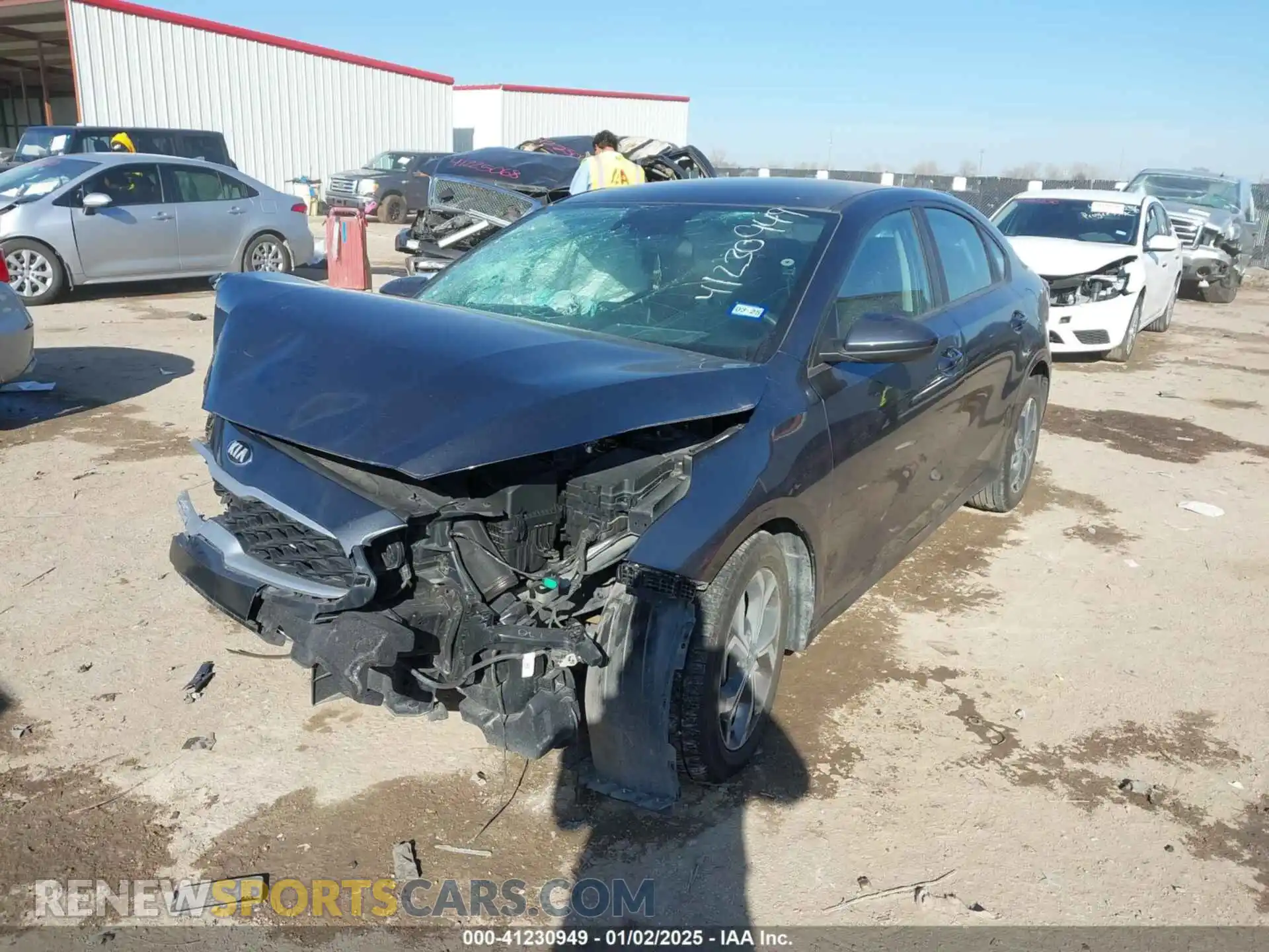 2 Photograph of a damaged car 3KPF24AD5ME334745 KIA FORTE 2021