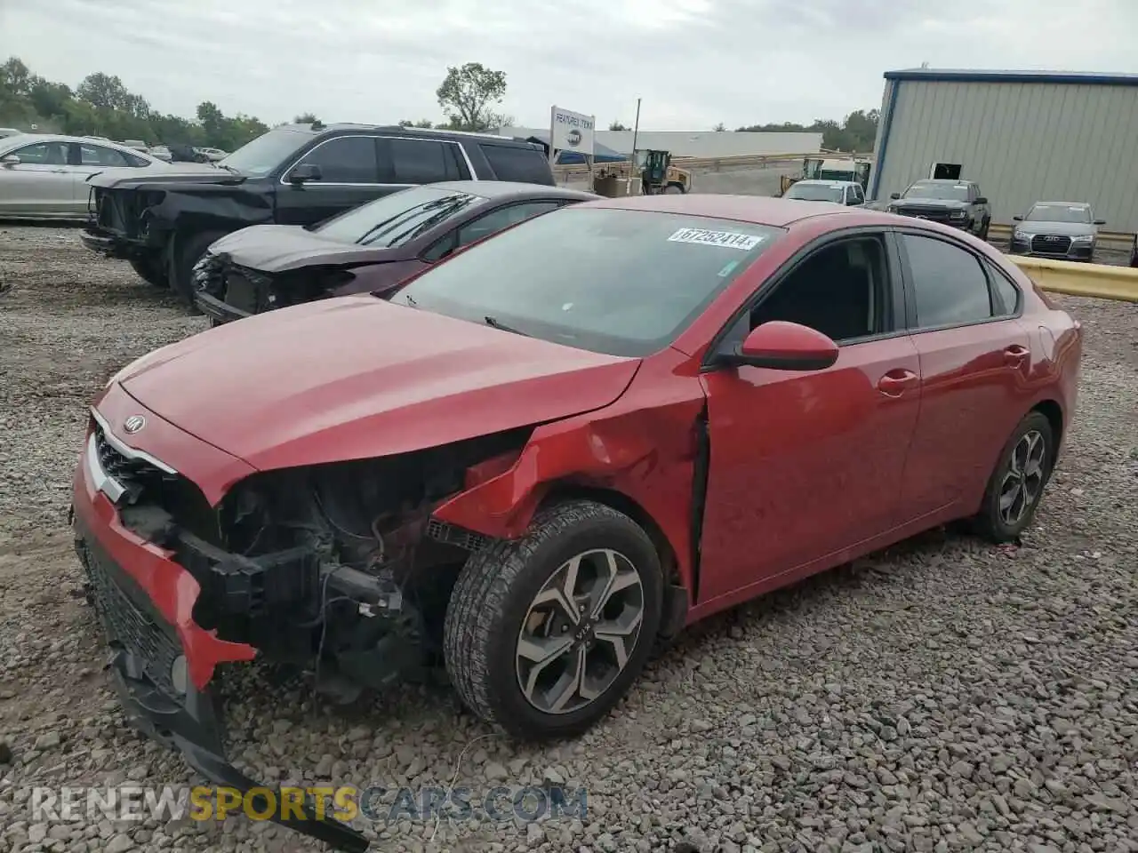 1 Photograph of a damaged car 3KPF24AD5ME341145 KIA FORTE 2021