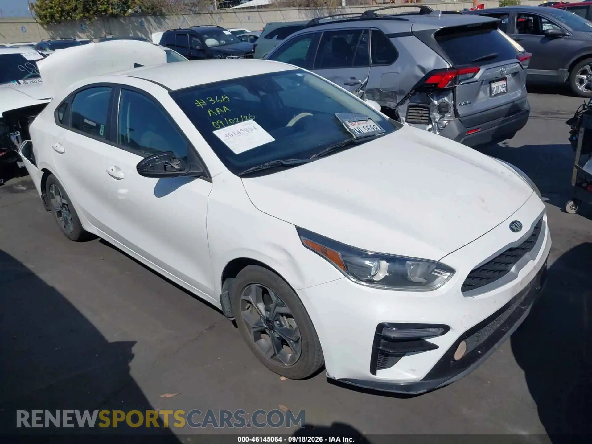 1 Photograph of a damaged car 3KPF24AD5ME348208 KIA FORTE 2021