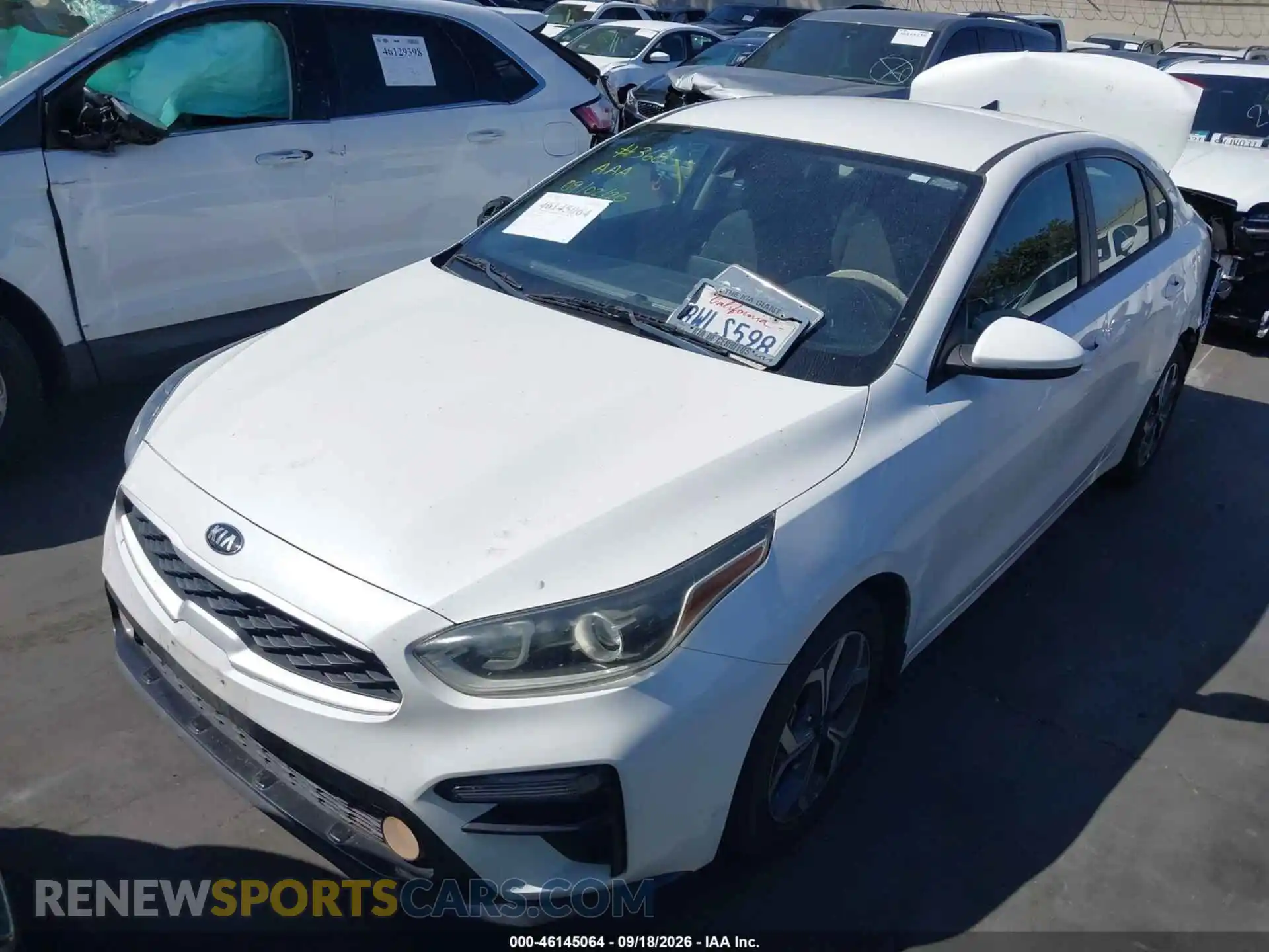 2 Photograph of a damaged car 3KPF24AD5ME348208 KIA FORTE 2021