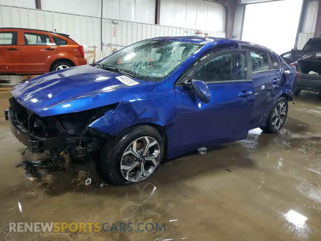 1 Photograph of a damaged car 3KPF24AD5ME356809 KIA FORTE 2021