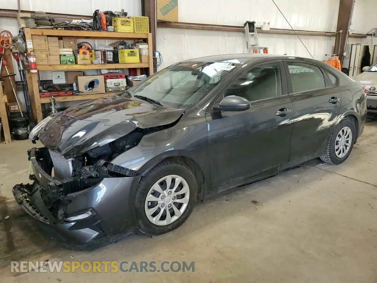1 Photograph of a damaged car 3KPF24AD5ME356972 KIA FORTE 2021