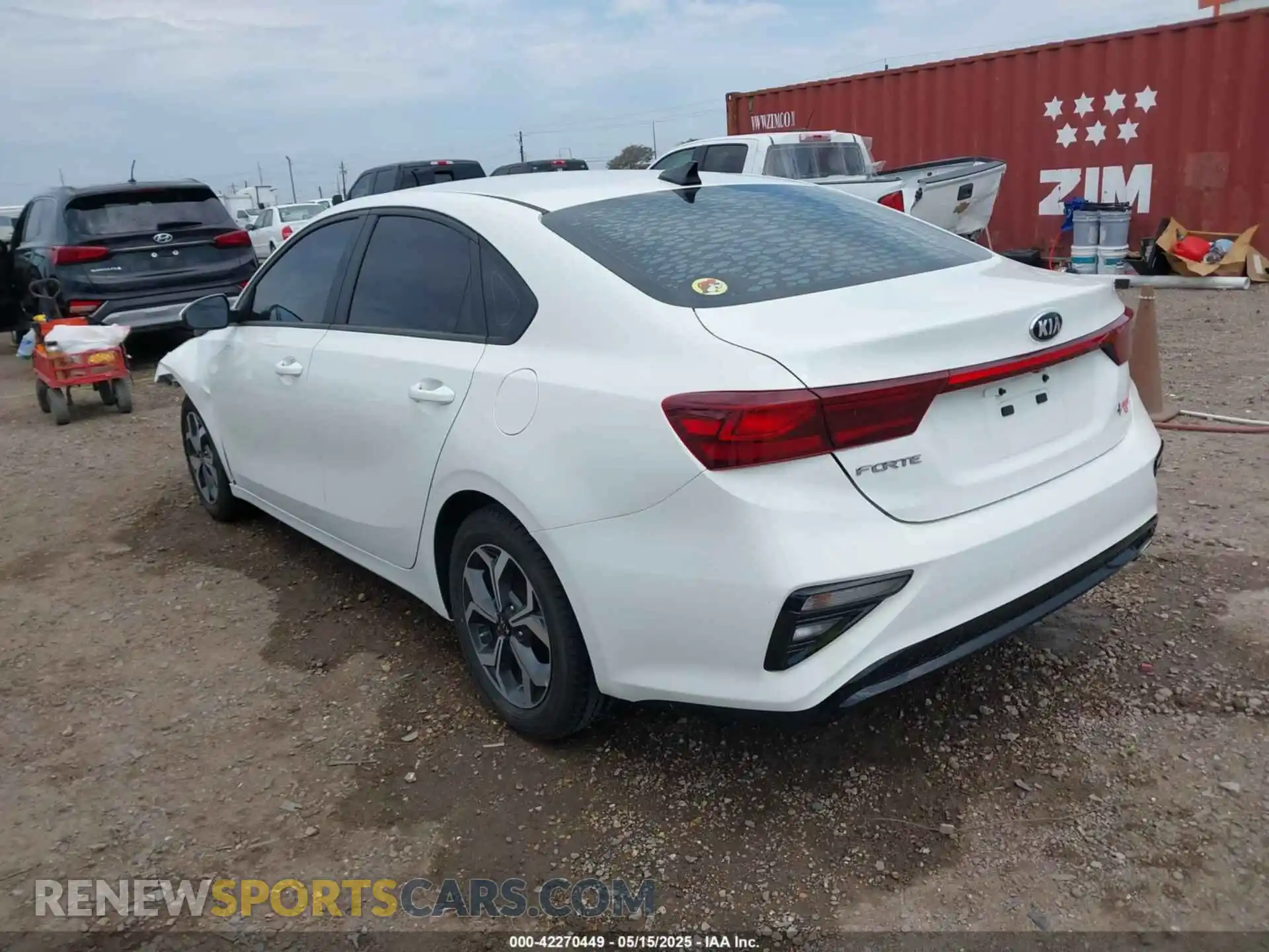 3 Photograph of a damaged car 3KPF24AD5ME358026 KIA FORTE 2021