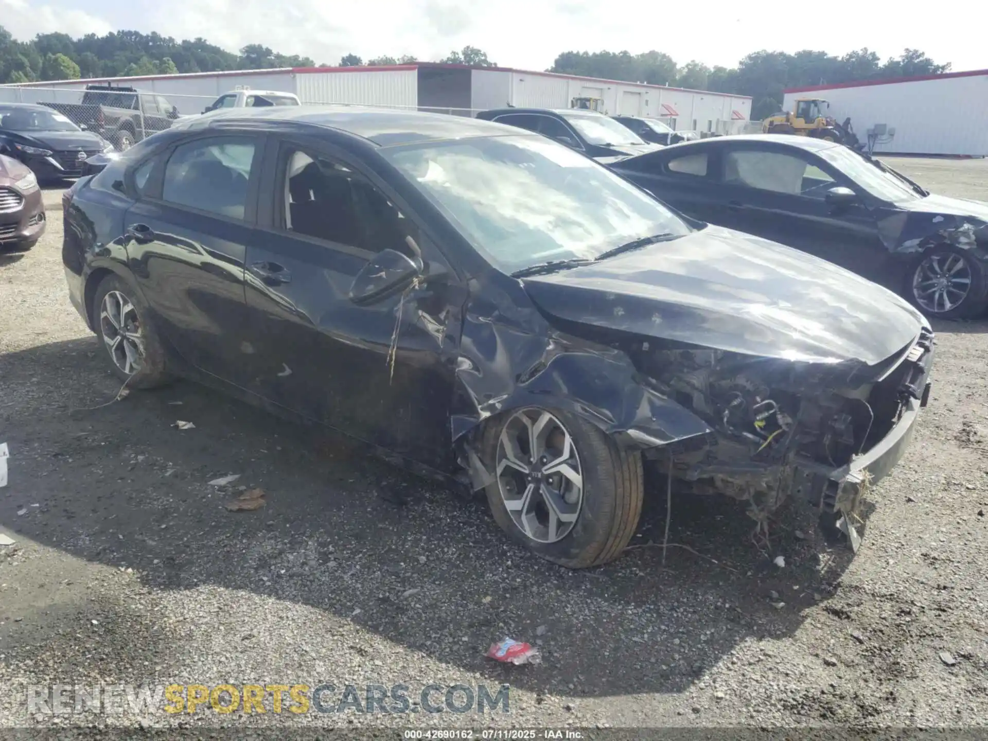 1 Photograph of a damaged car 3KPF24AD5ME369494 KIA FORTE 2021