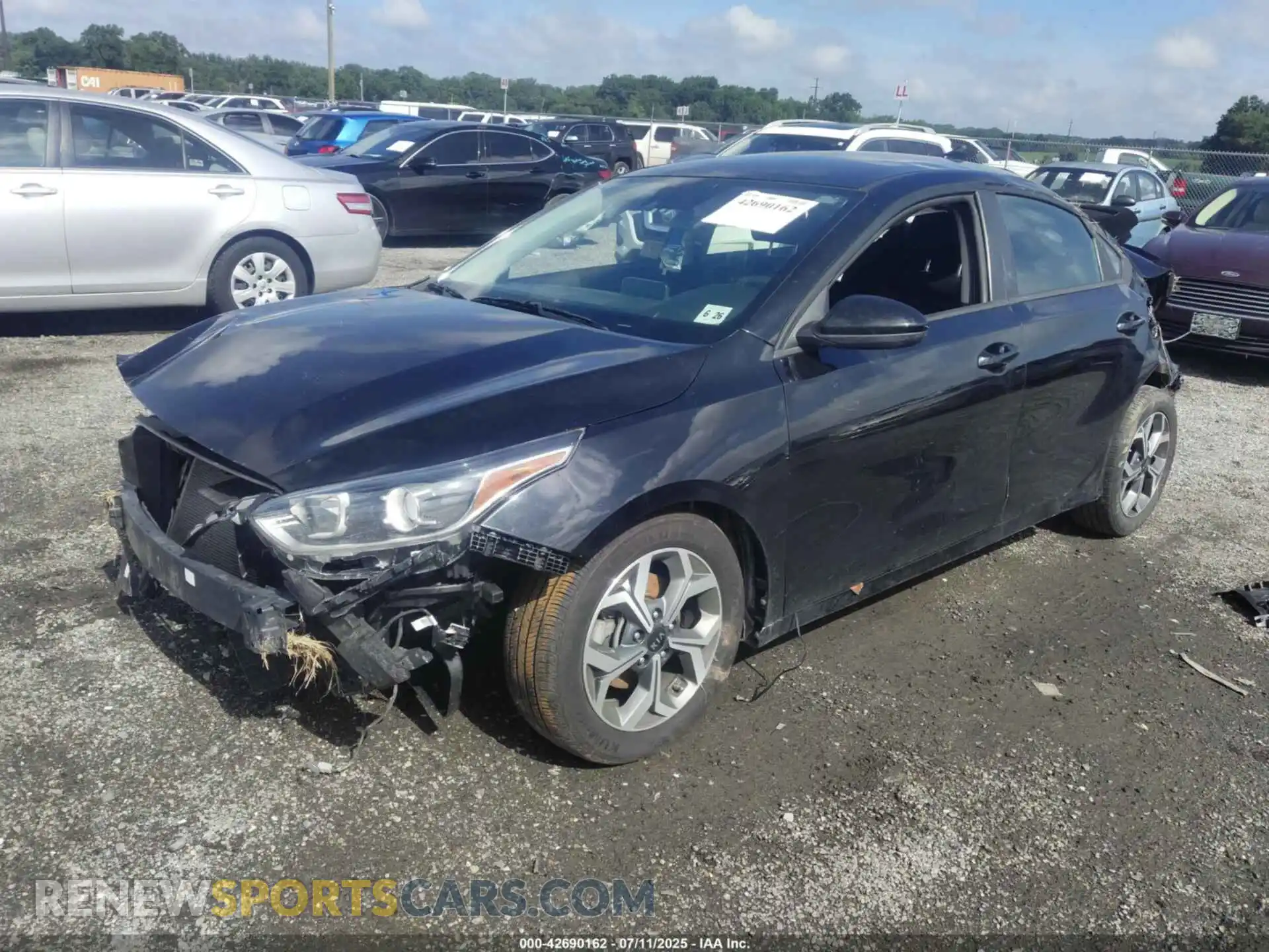2 Photograph of a damaged car 3KPF24AD5ME369494 KIA FORTE 2021