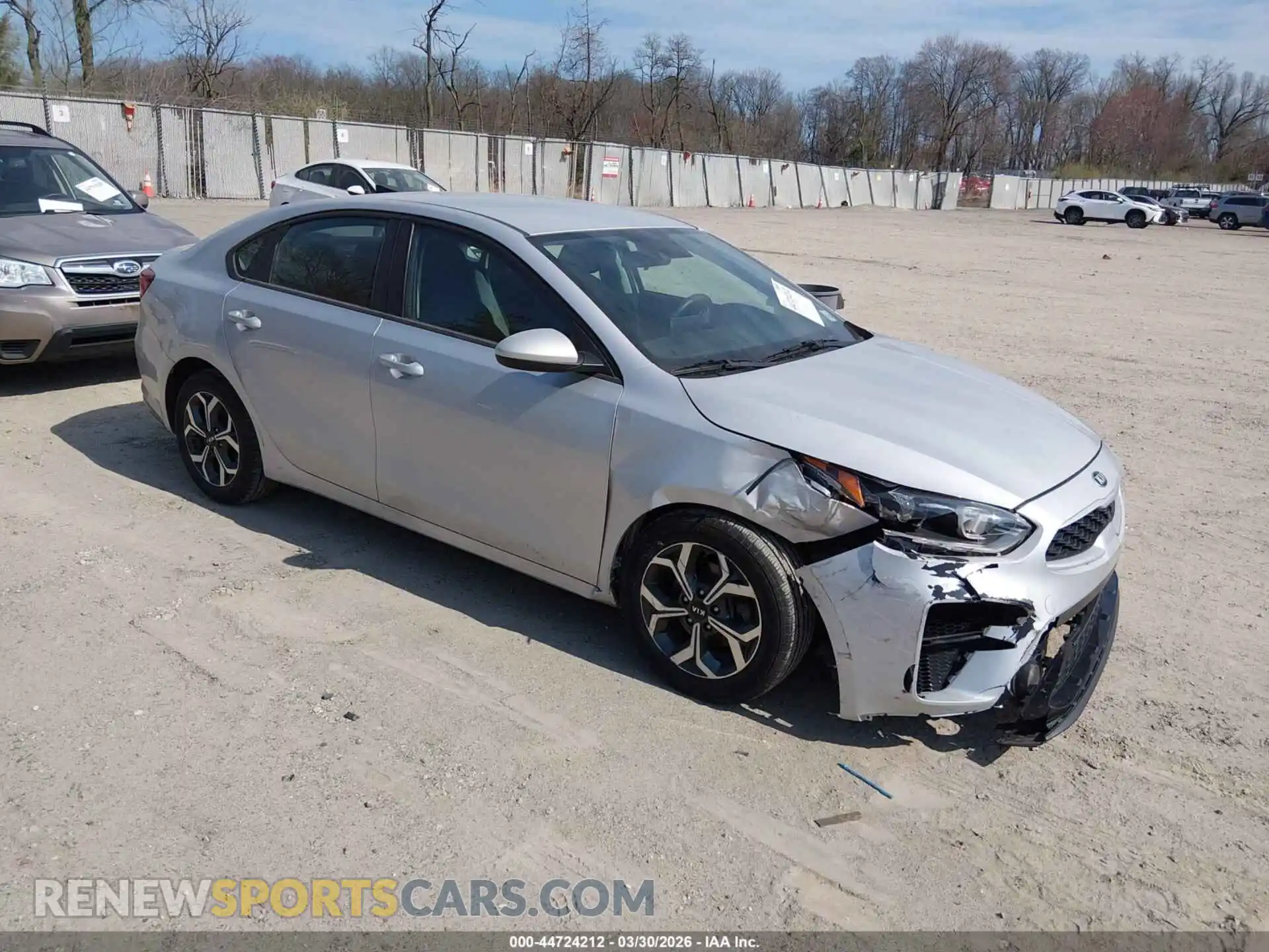 1 Photograph of a damaged car 3KPF24AD5ME375280 KIA FORTE 2021