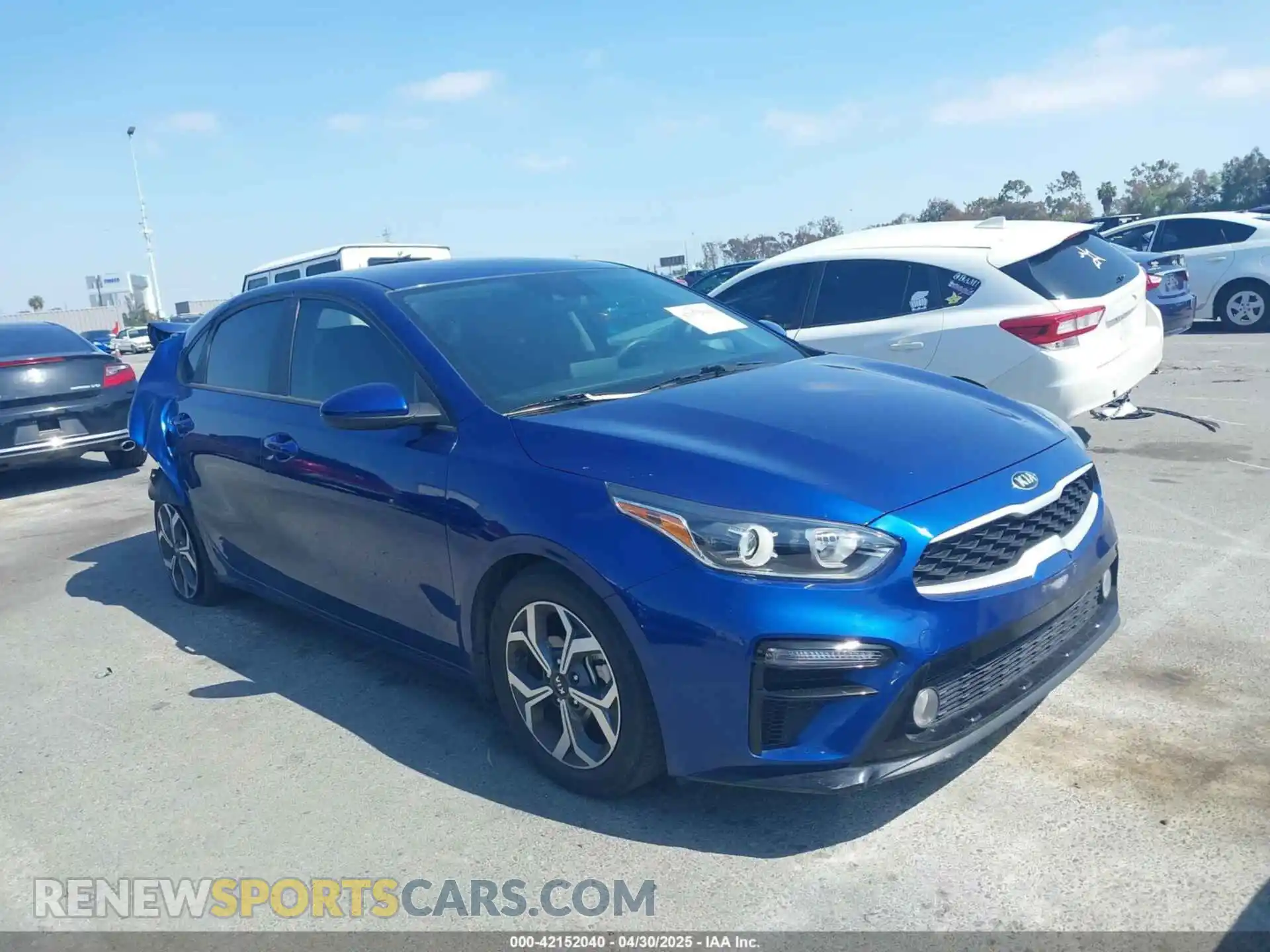 1 Photograph of a damaged car 3KPF24AD5ME375294 KIA FORTE 2021
